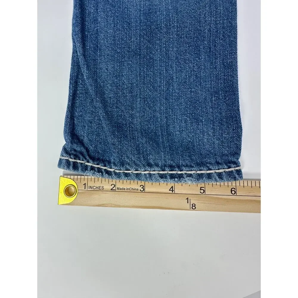 Rock Revival Amy Capri Jeans Sz 25 Medium Wash Stretch Denim Cropped 28” Inseam